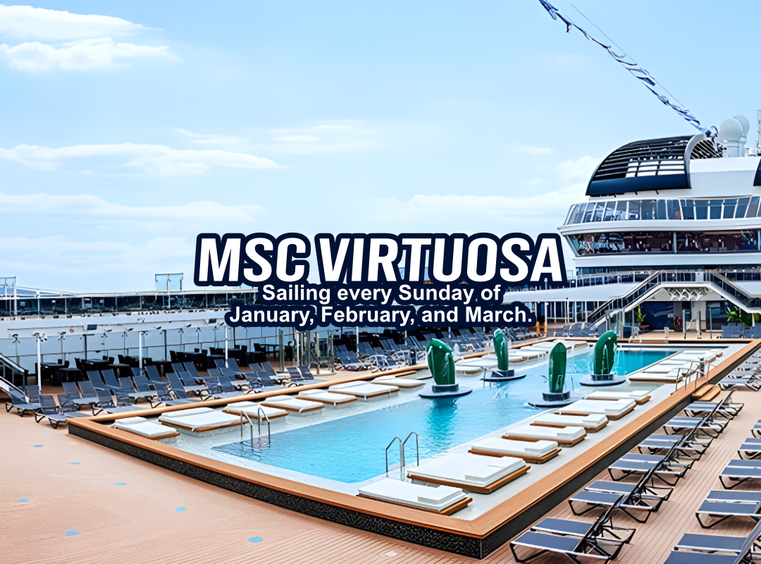 MSC Virtuosa - Sailing every Sunday of Jan, Feb and March
